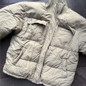 H&M Beige Puffer Jacket